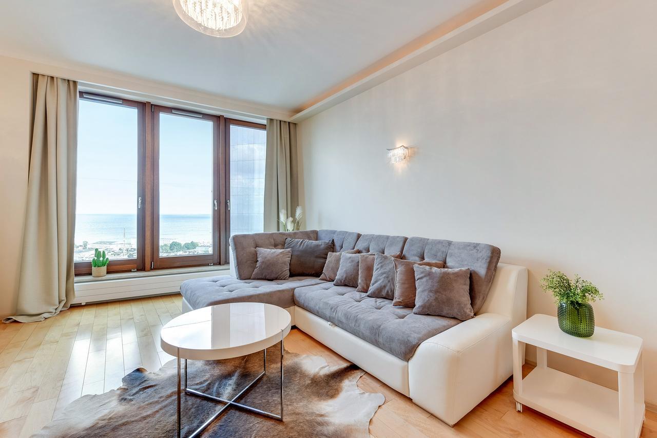 The Marine Plaza - Sea Towers Appartement Gdynia Buitenkant foto